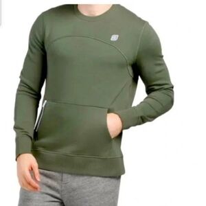 Peloton Fourlaps Green Rush Crew‎ Sweatshirt